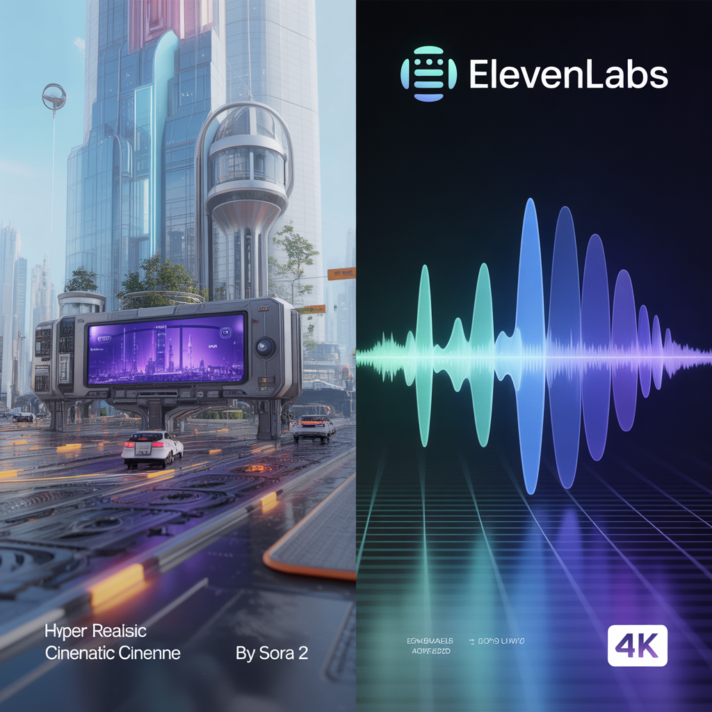 sora 2 video and elevenlabs voice workflow for faceless youtube