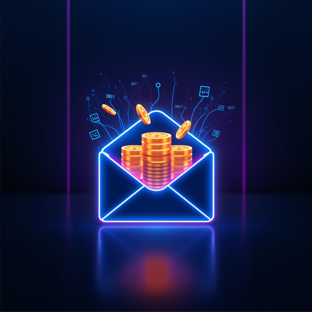 AI newsletter side hustle concept