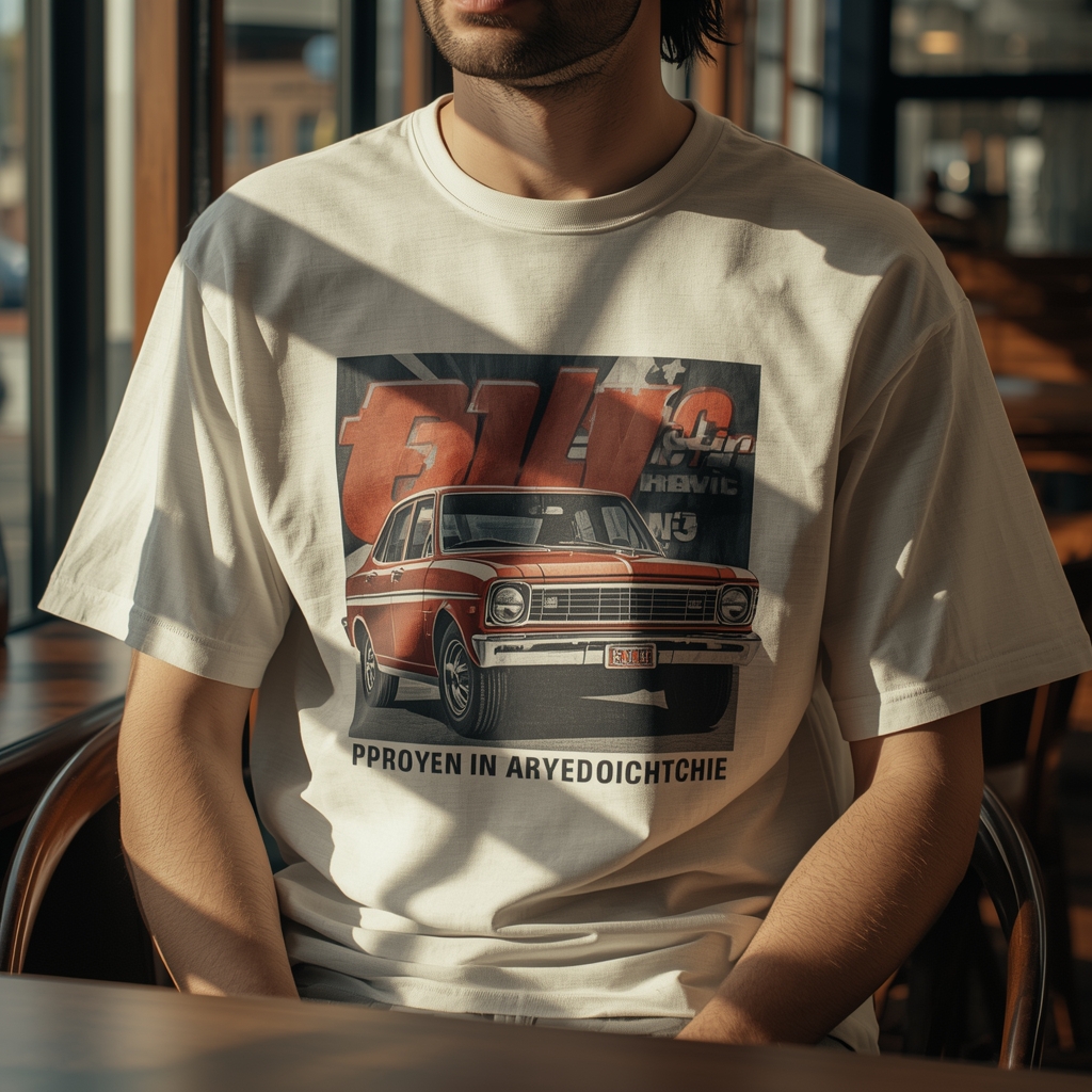 photorealistic ai mockup for etsy a lifestyle shot of a model wearing a high quality t shirt design generated for the 2026 ai print on demand guide